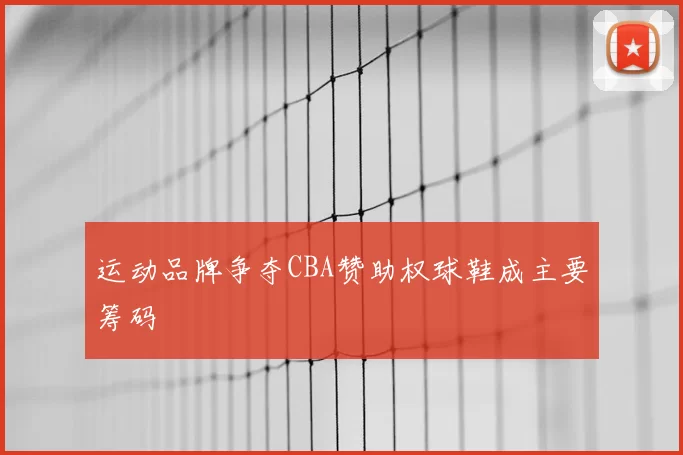 运动品牌争夺CBA赞助权球鞋成主要筹码
