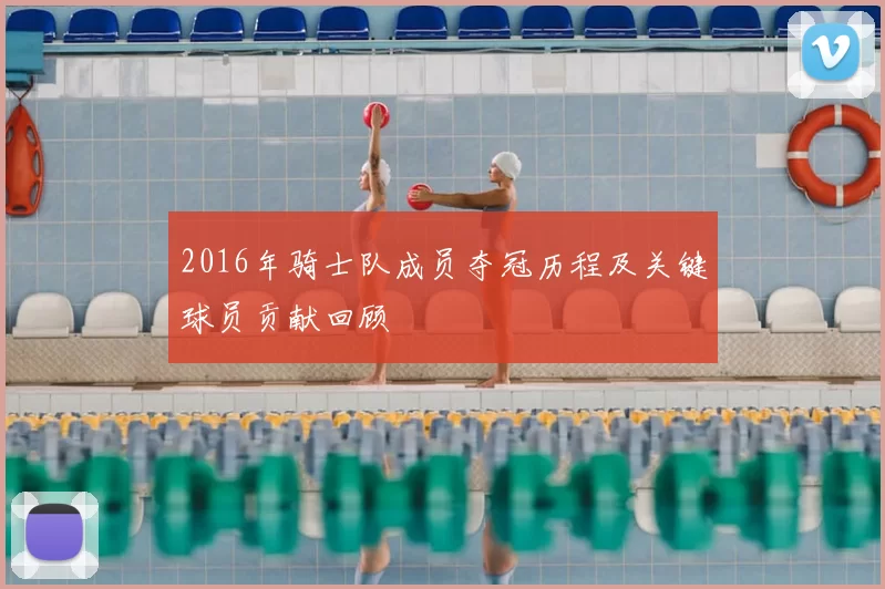 2016年骑士队成员夺冠历程及关键球员贡献回顾