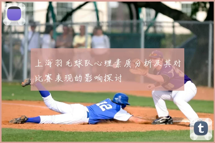 上海羽毛球队心理素质分析及其对比赛表现的影响探讨
