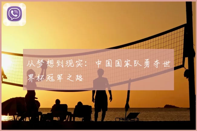 从梦想到现实：中国国家队勇夺世界杯冠军之路