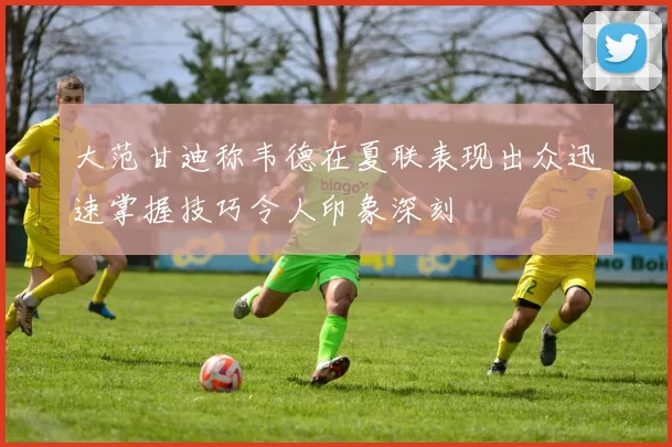 大范甘迪称韦德在夏联表现出众迅速掌握技巧令人印象深刻