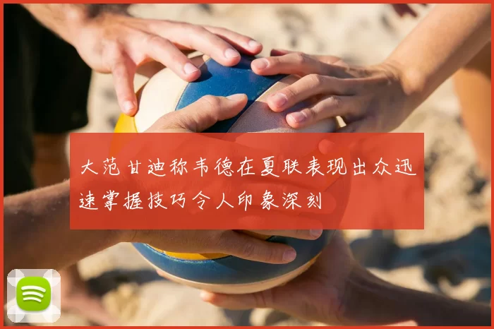 大范甘迪称韦德在夏联表现出众迅速掌握技巧令人印象深刻
